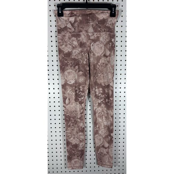ATHLETA elation printed tight in pink floral Womens Athletic Activewear size XS - Picture 1 of 9